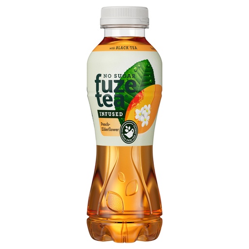 [1436618] Frisdrank Fuze Tea peach elderflower suikervrij fles 400ml