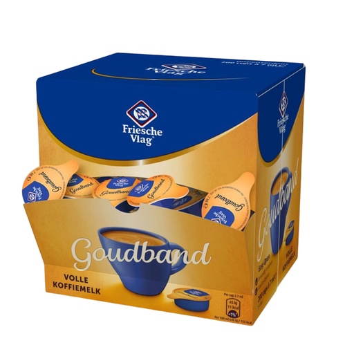 [1436619] Koffiemelk Friesche Vlag goudband 7 ml 200 cups
