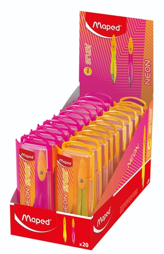 [1436298] Passer Maped Neon Study display à 20 stuks assorti