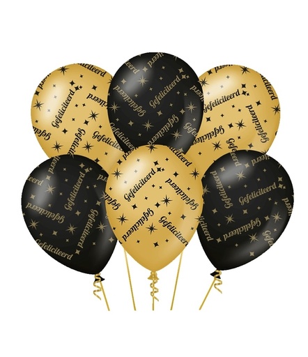 [1436781] Classy party balloons Gefeliciteerd