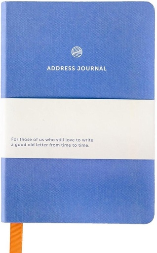 [1436398] Notitieblok A6 blauw A Journal lijn