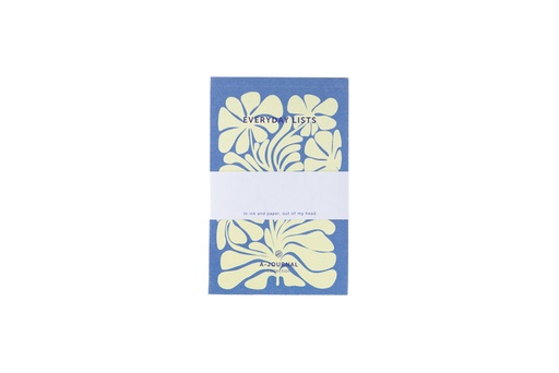 [1436402] Adresboek A6 blauw A Journal lijn