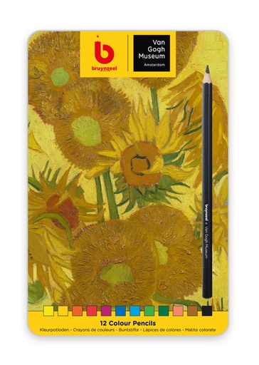 [1401800] Kleurpotlood Bruynzeel x Van Gogh Museum set à 12 kleuren assorti