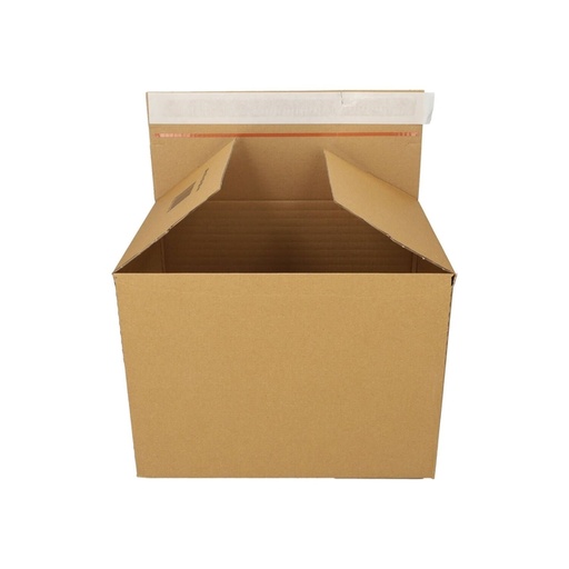 [1435972] Quickbox IEZZY verstelbare hoogte 229x164x50-115mm B-golf bruin 10 stuks