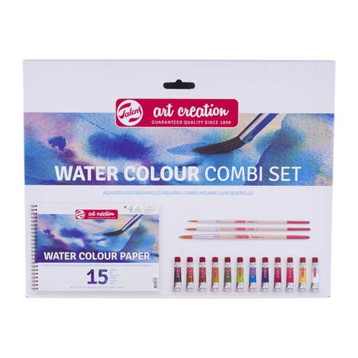 [1436203] Schilderset Talens Art Creation aquarel à 16-delig blauw
