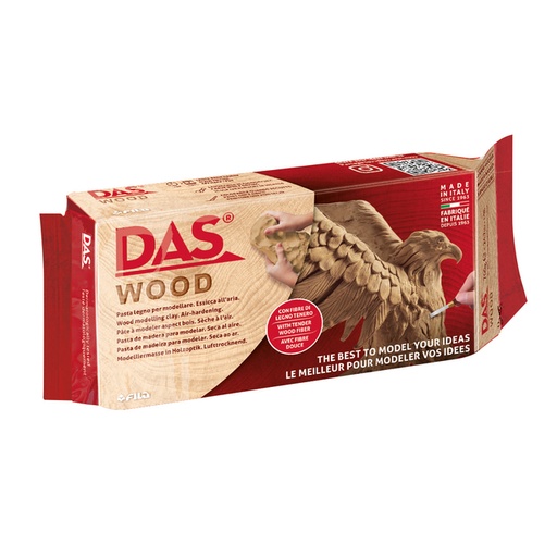 [1436589] Klei DAS air hardening hout 700 gram