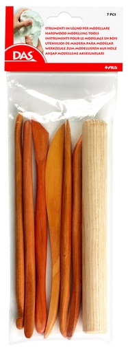 [1436594] Kleigereedschap DAS 7-delig hout