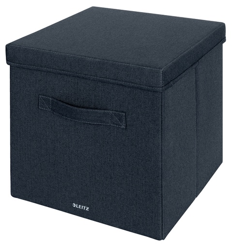 [1430979] Opbergdoos Leitz gestoffeerd met deksel 330x325x380mm grijs 2 st
