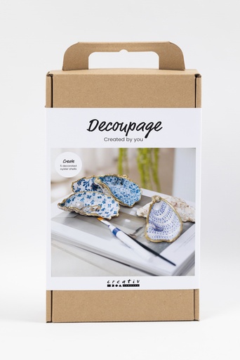 [1436832] Hobbyset Creativ Company decoupage oesterschelpen