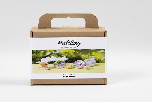 [1436835] Mini Hobbyset Creativ Company boetseren steen met insect