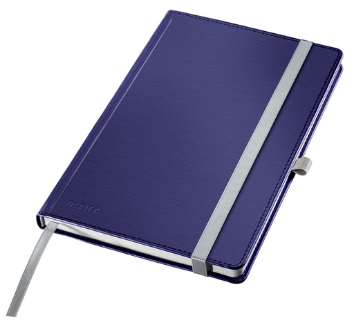 [1436952] Notitieboek Leitz Style A5 lijn 160 pagina's 100gr blauw