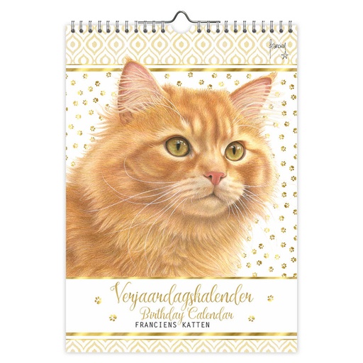 [1436344] Verjaardagskalender Franciens Katten Jeroen A4
