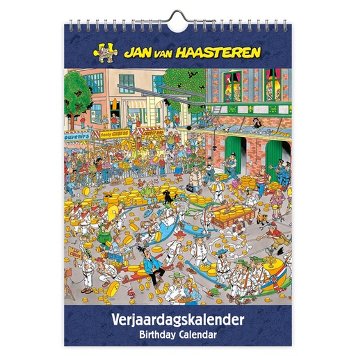 [1436345] Verjaardagskalender Jan van Haasteren A4