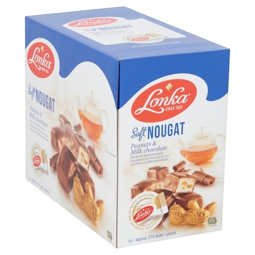 [1431012] Nougat Lonka pinda melk doos 214 stuks