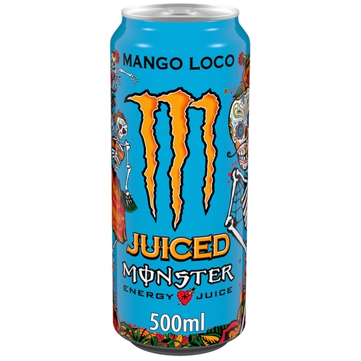 [1437159] Energiedrank Monster juice mango loco blik 500ml
