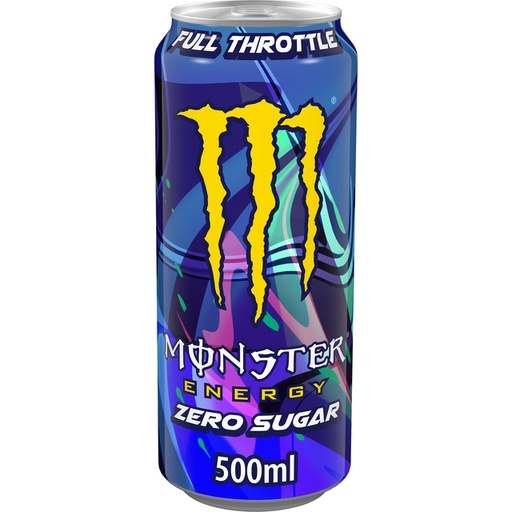 [1437162] Energiedrank monster full throttle suikervrij blik 500ml