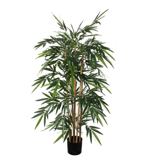 [1435568] Kunstplant Mica Bamboe in plastic pot 150x75cm