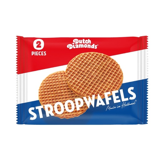 [1437157] Stroopwafels Dutch Diamonds duopack 80 gram
