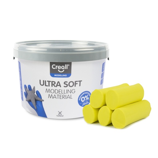 [1436638] Klei Creall Play-it Ultra Soft helder geel 1100 gram