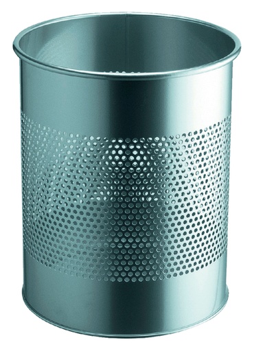 [393012] Papierbak Durable 3310-23 15 liter 165mm perforatie zilver