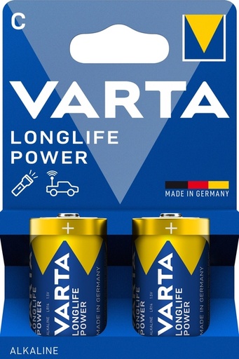 [1437359] Batterij Varta Longlife Power 2x C