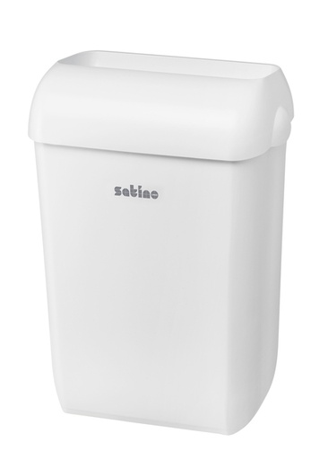 [1437441] Afvalbak Satino open inworp 43 liter wit 332570