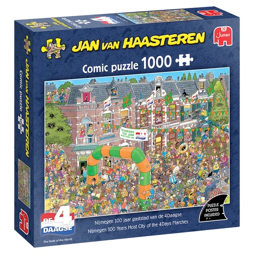 [1436672] Puzzel JvH Nijmegen 100 Jaar Gaststad van de 4daagse 1000st