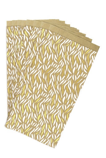 [1437074] Cadeauzak Clairfontaine 12x24x4.5cm kraft golven 50 stuks