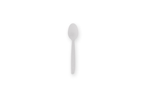 [1437499] Koffielepel IEZZY herbruikbaar PP 130mm 50 stuks wit
