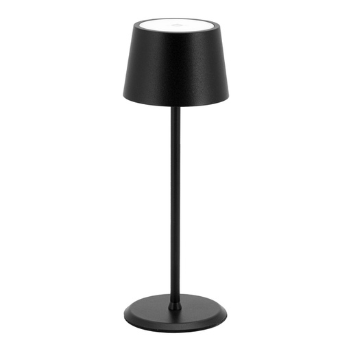 [1437480] Tafellamp Securit MonteCarlo LED oplaadbaar dimbaar zwart