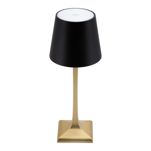 [1437483] Tafellamp Securis Roma LED oplaadbaar dimbaar zwart-goud
