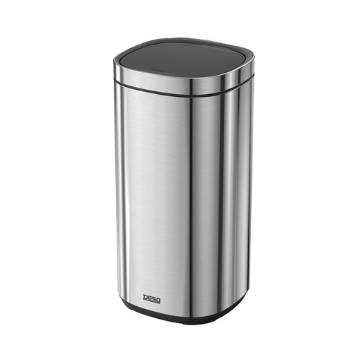 [1437563] Afvalbak Desq Touch 50 liter RVS zilver