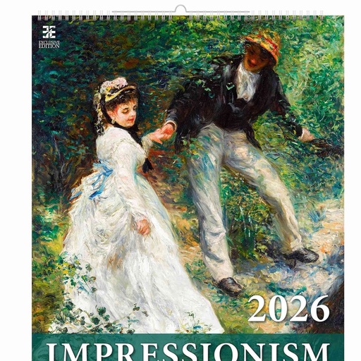 [1436670] Kalender 2026 Helma 365 Grote Impressionistische Kunstkalender 520x450