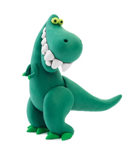 [1437223] Klei Hey Clay dinos set à 3 delen