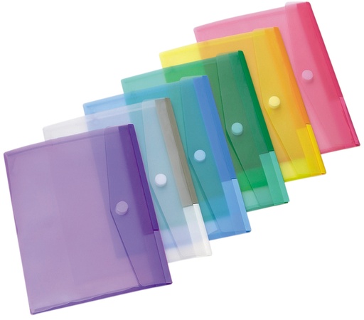 [1437959] Enveloptas Djois Color Collection A4 horizontaal assorti