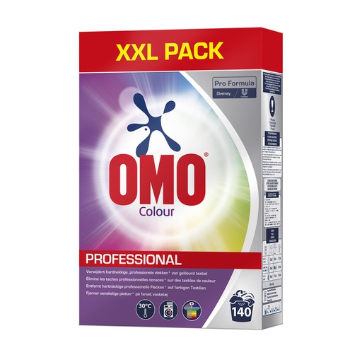 [1437720] Wasmiddel Omo Pro Formula poeder color 7kg 140 scoops