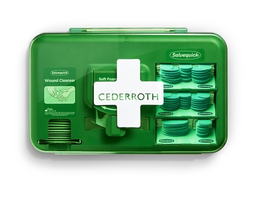 [1437981] Wond dispenser Cederroth - Salvequick blauw