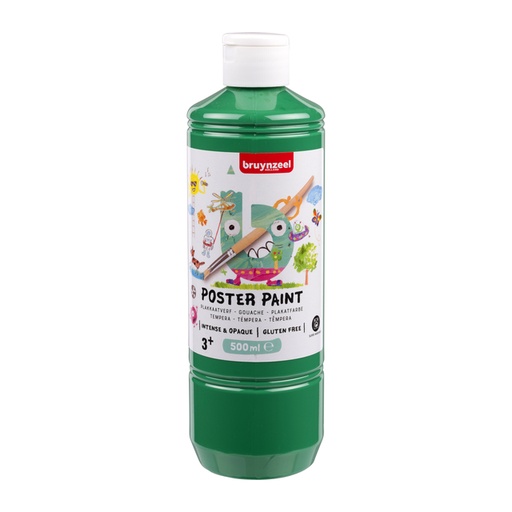 [1438024] Plakkaatverf Bruynzeel fles à 500ml groen