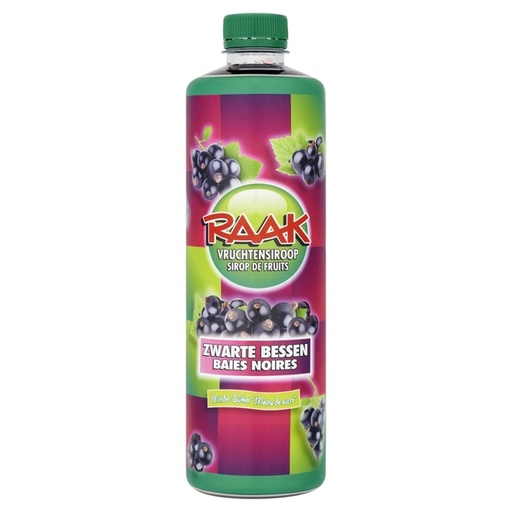 [1438192] Siroop RAAK zwarte bessen 750ml