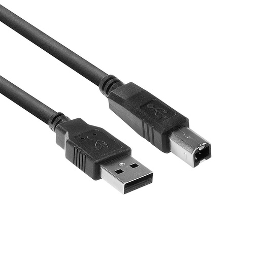 [1438239] Kabel ACT USB USB-B 2.0 M zwart 3 meter