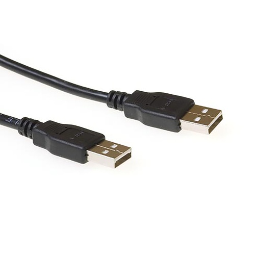 [1438251] Kabel ACT USB 2.0 M-M zwart 2 meter