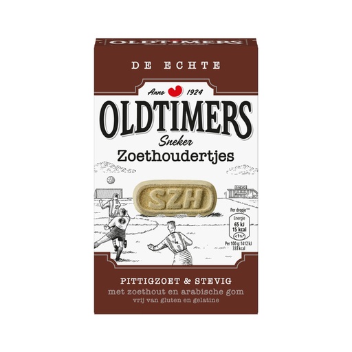 [1438440] Drop Oldtimers Sneker zoethoudertjes doos 235gr