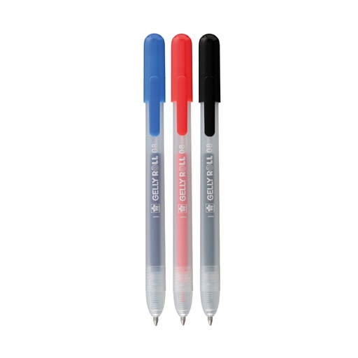 [1438120] Gelschrijver Sakura Gelly Roll Classic 08 klikfunctie set à 3 kleuren