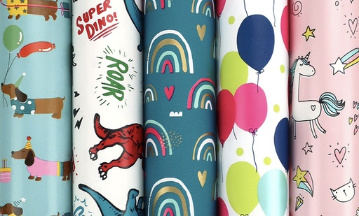 [1438835] Inpakpapier Rotolux Rosie 200x70cm assorti