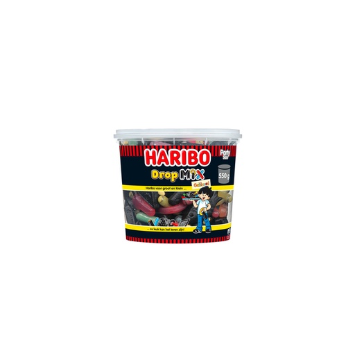 [1438827] Drop Haribo mix gekleurd 550gr