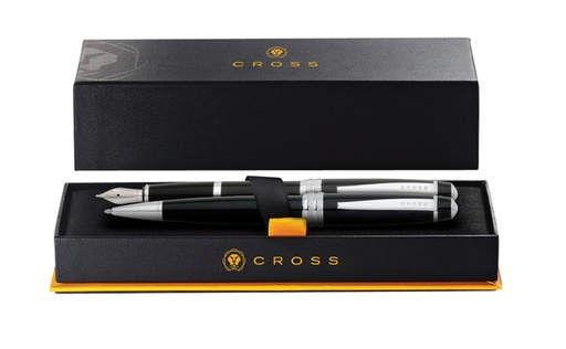 [961024] Schrijfset Cross balpen en vulpen Bailey medium zwart