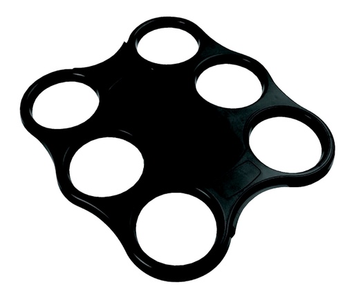 [1434638] Bekerplateau Sensations voor 6 bekers zwart