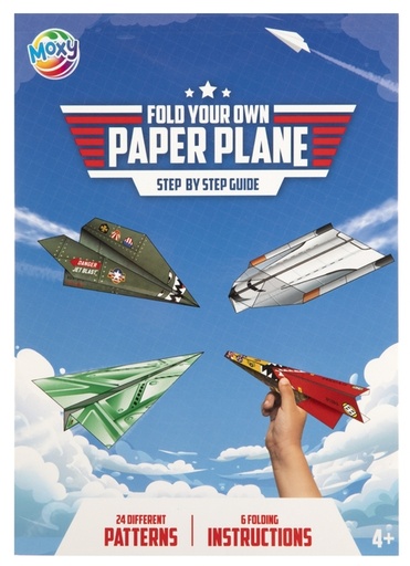 [1433446] Fold your own Paper Planes block 24 sheet 25x18cm