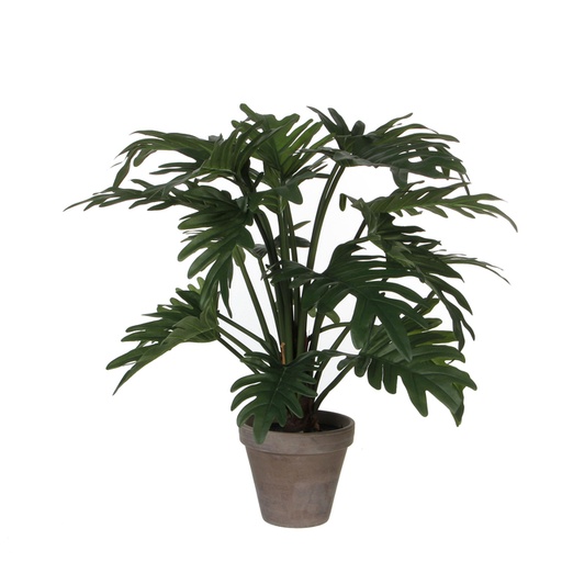 [1439296] Kunstplant Mica Philodendron selloum groen in pot Ø60cm 50cm