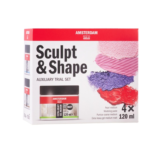 [1438917] Mediumset Amsterdam Mini Sculpt & Shape set à 4 stuks 120ml